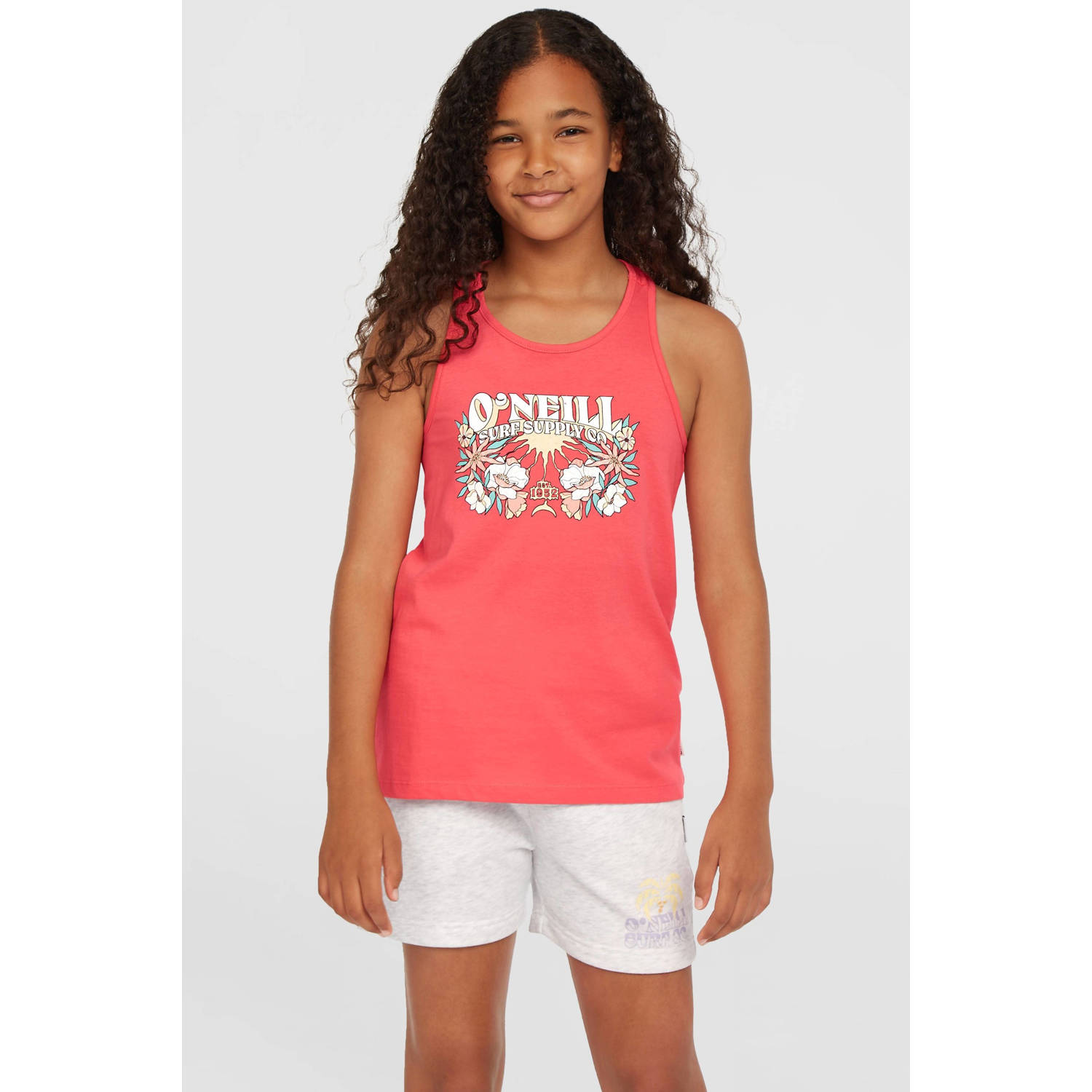 O'Neill mouwloze top roze