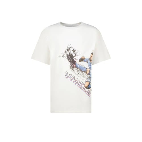Messi T-shirt wit afbeelding