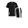 Messi T-shirt + korte broek zwart/wit
