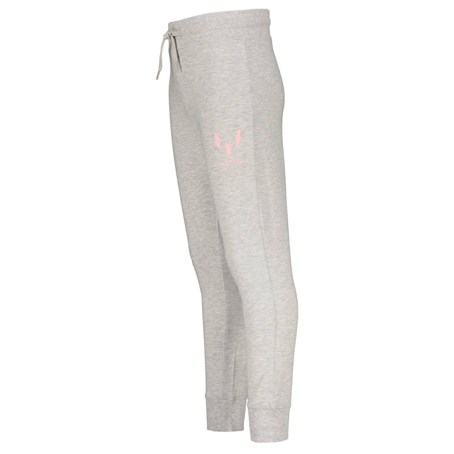 Messi pyjamaset wit grijs melange