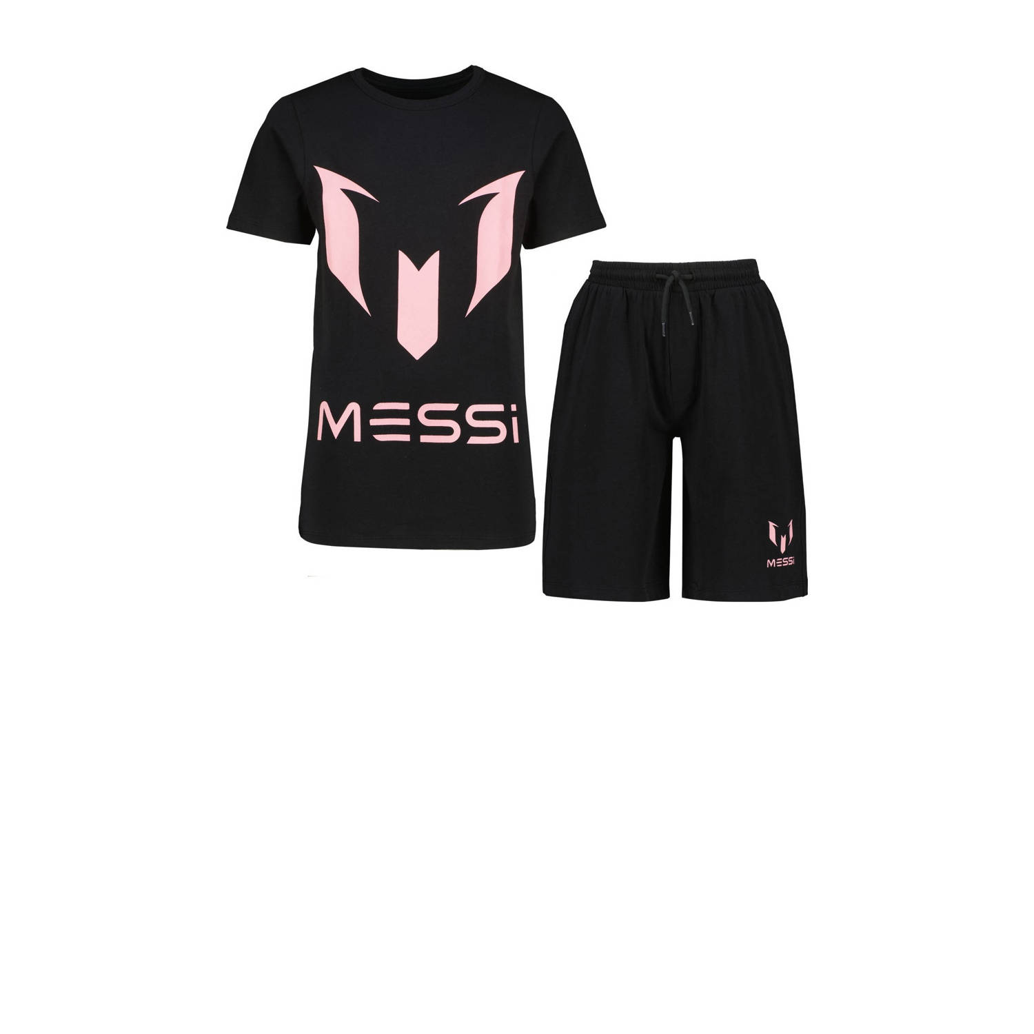Messi shortama zwart roze