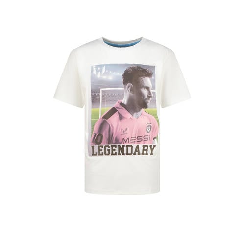 Messi T-shirt wit afbeelding