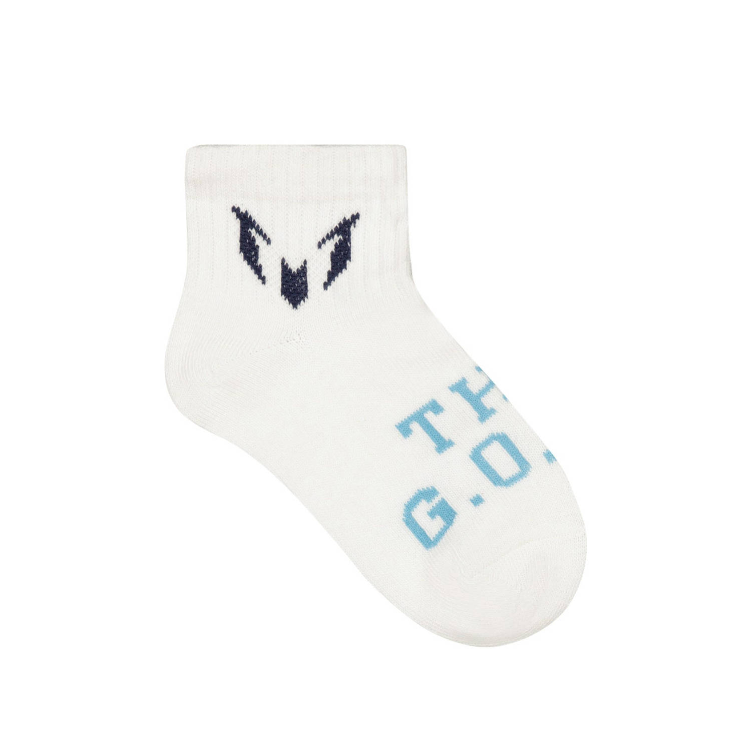 Messi sokken set van 6 donkerblauw blauw wit
