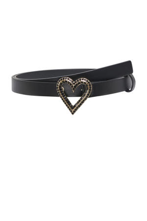 riem CAREDEN met strass zwart