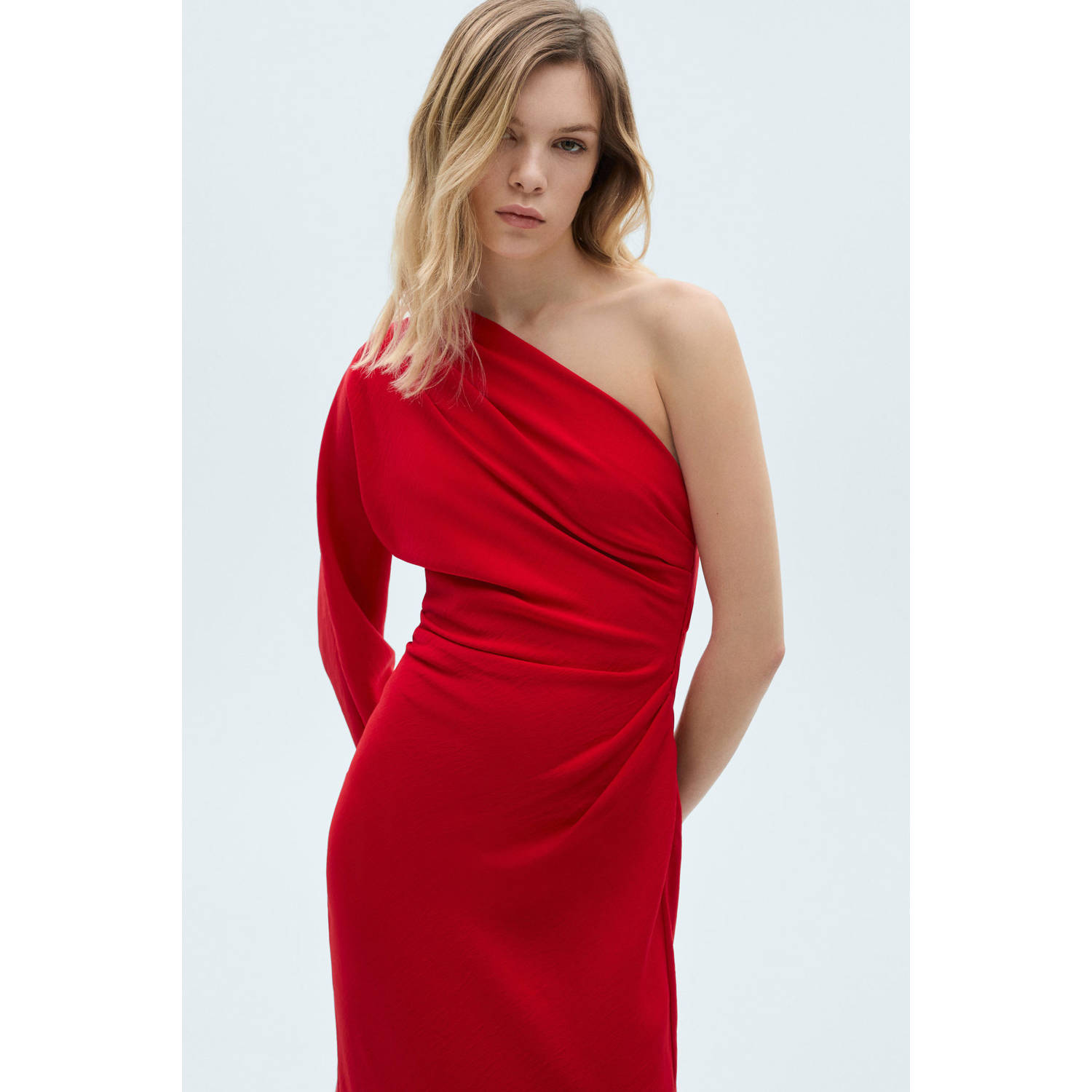 Mango maxi jurk rood