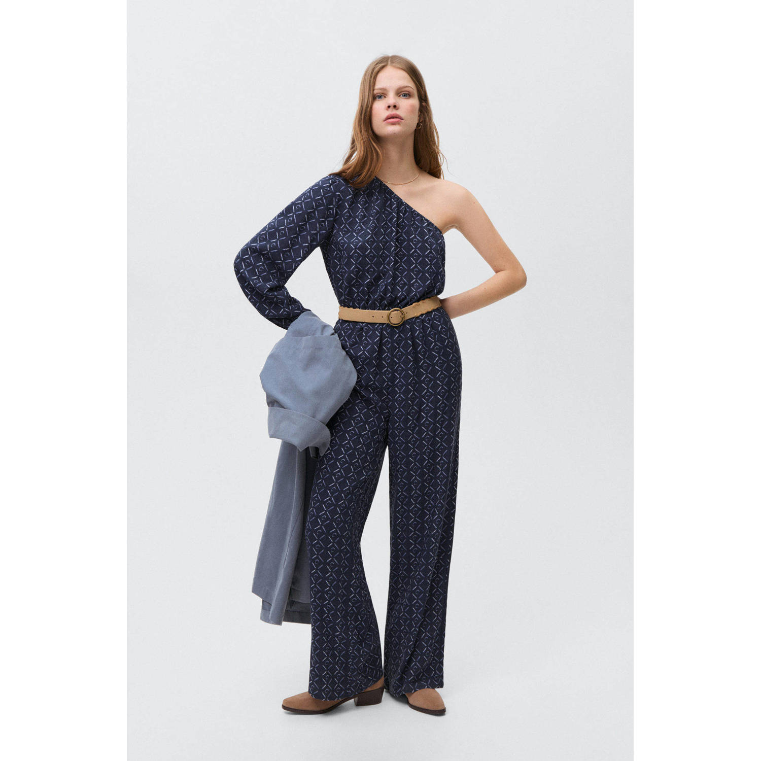 MANGO TEEN jumpsuit donkerblauw