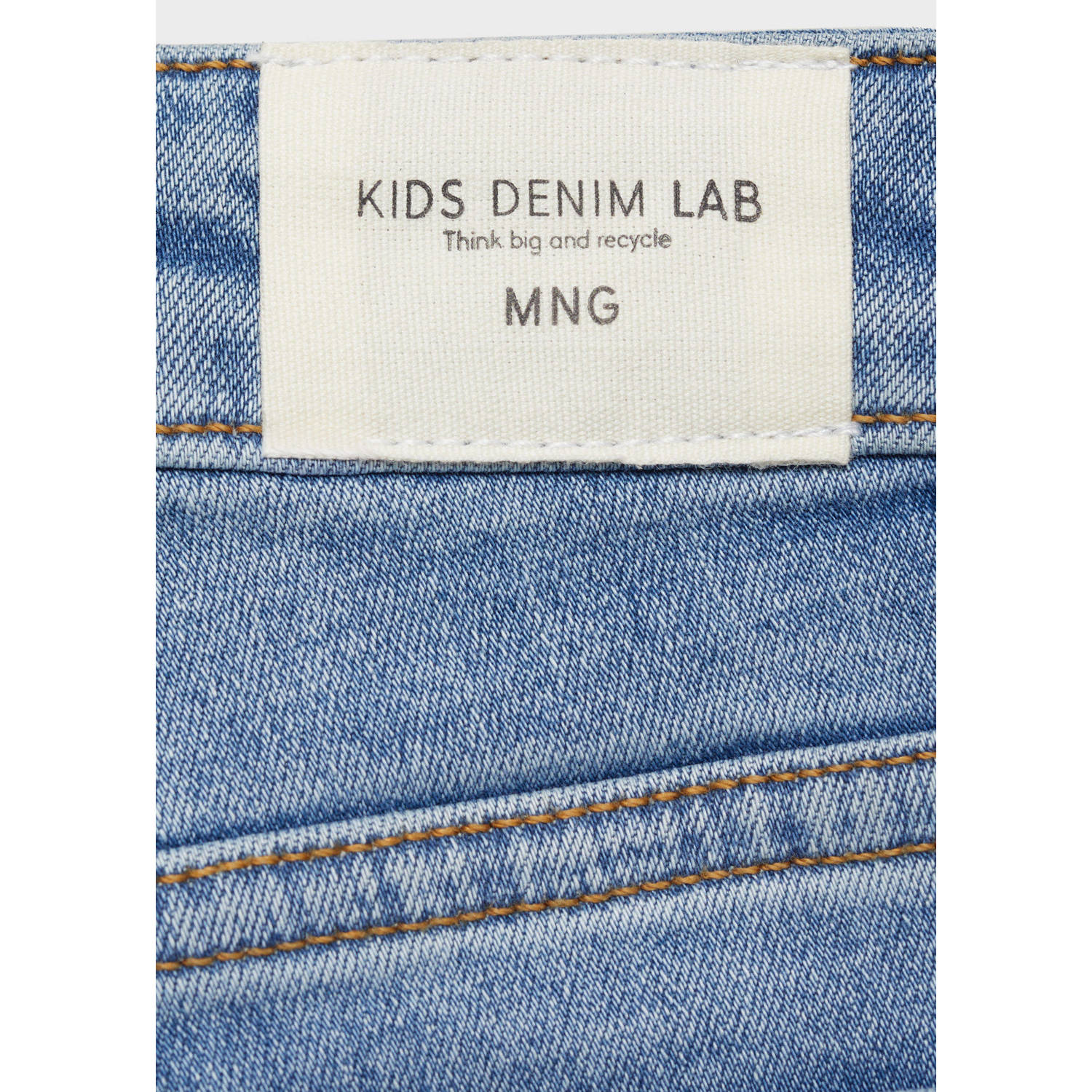 Mango Kids skinny jeans medium blue denim