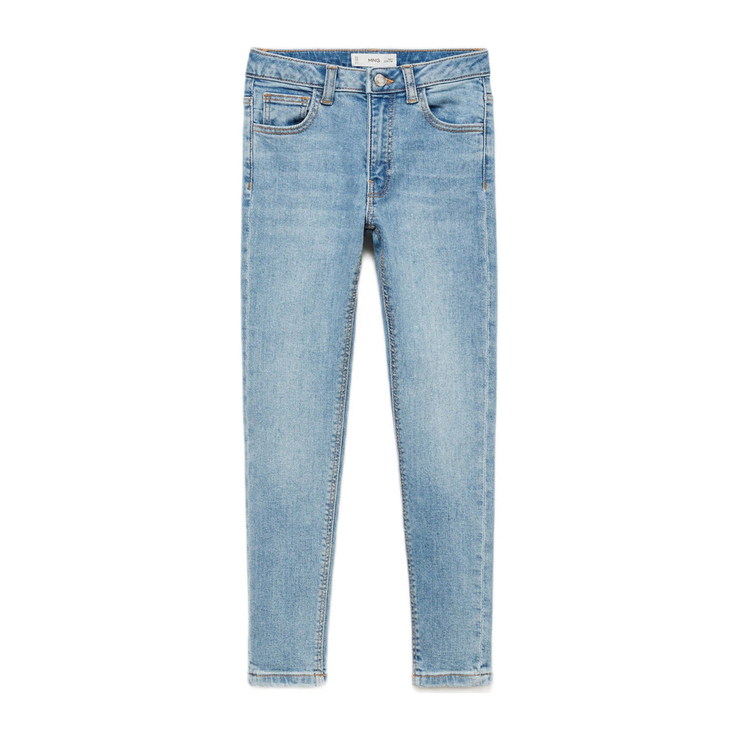 Mango Kids skinny jeans light blue denim