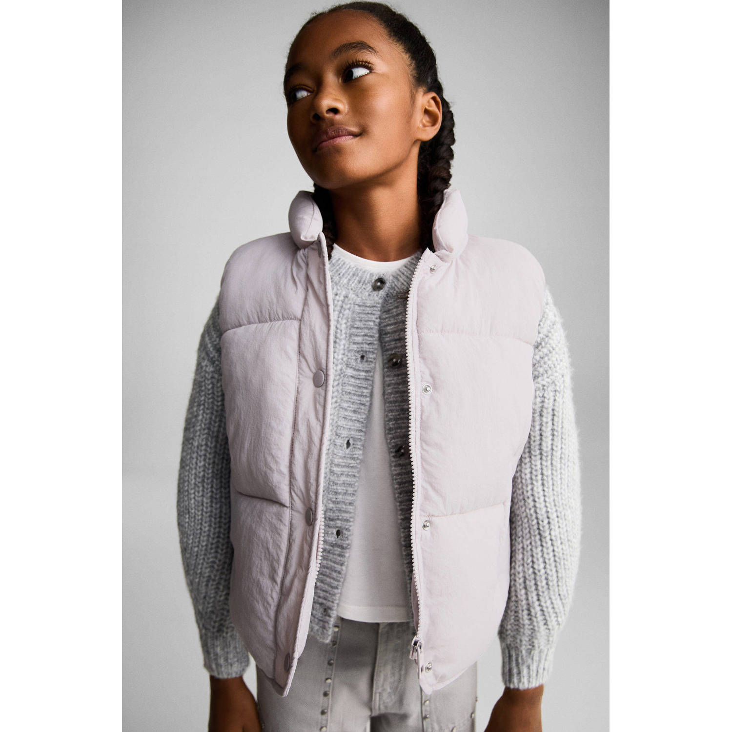 Mango Kids bodywarmer lila