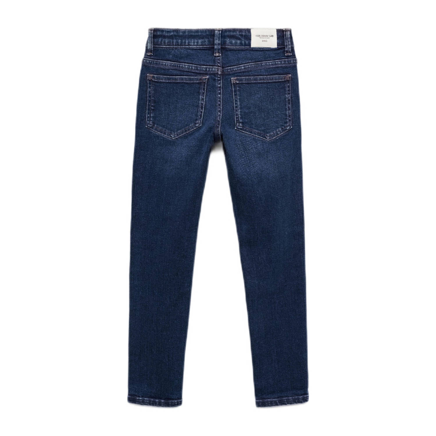 Mango Kids skinny jeans dark blue denim