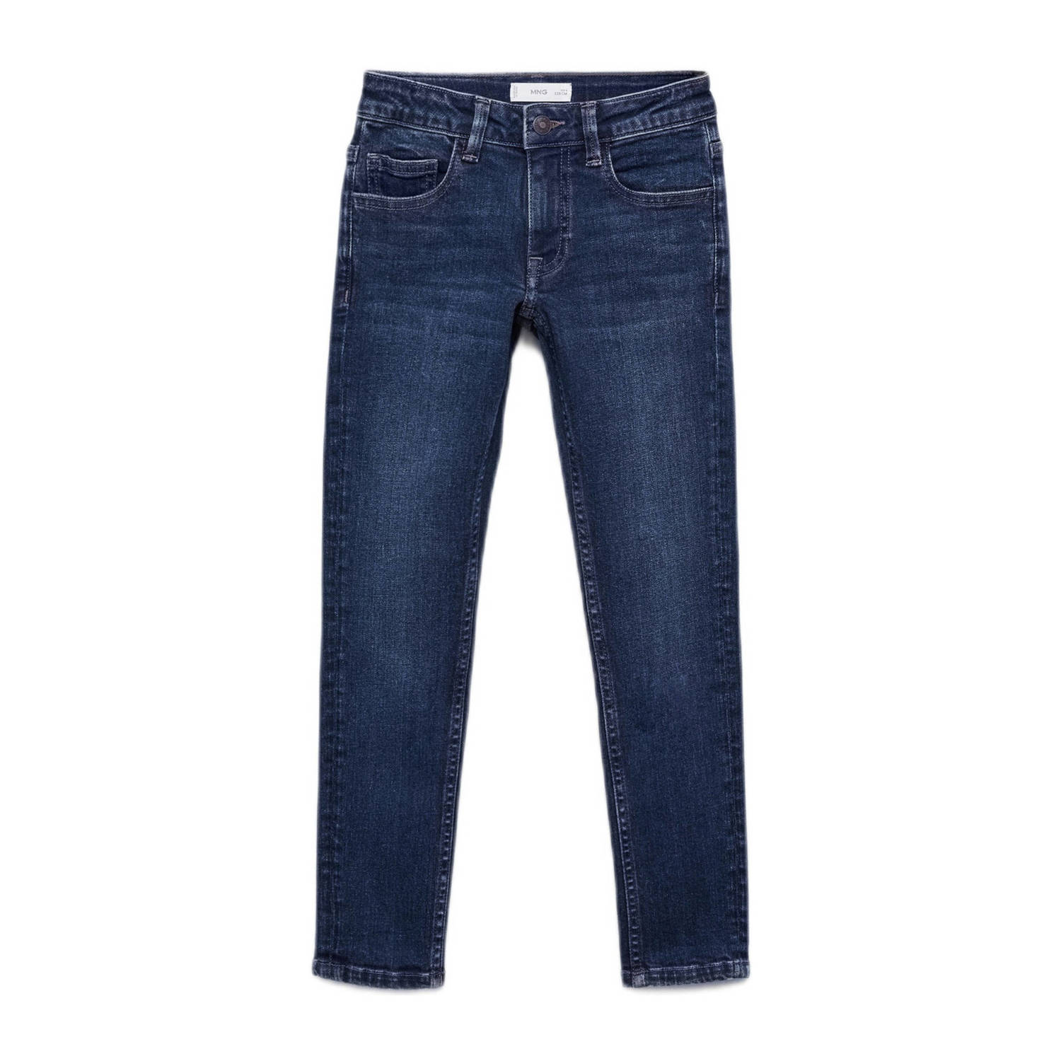 Mango Kids skinny jeans dark blue denim