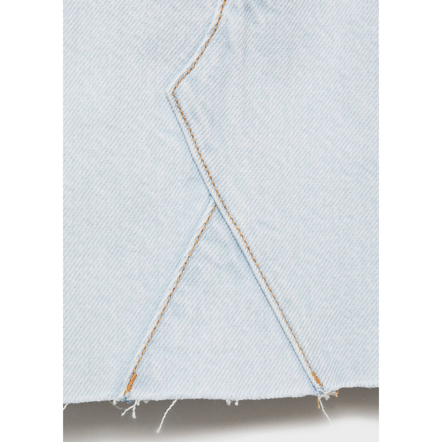 Mango Kids spijkerrok light blue denim