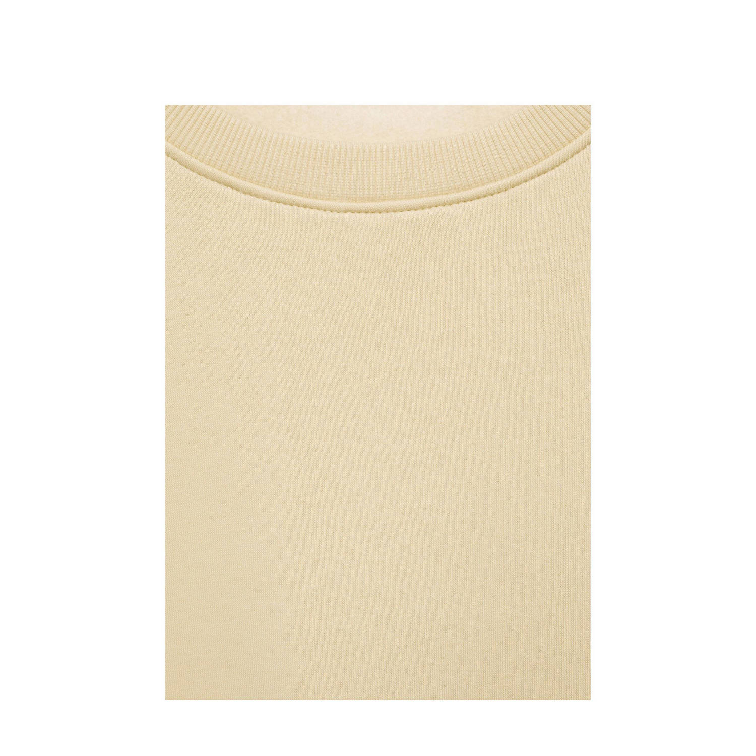 Mango sweater lichtgeel