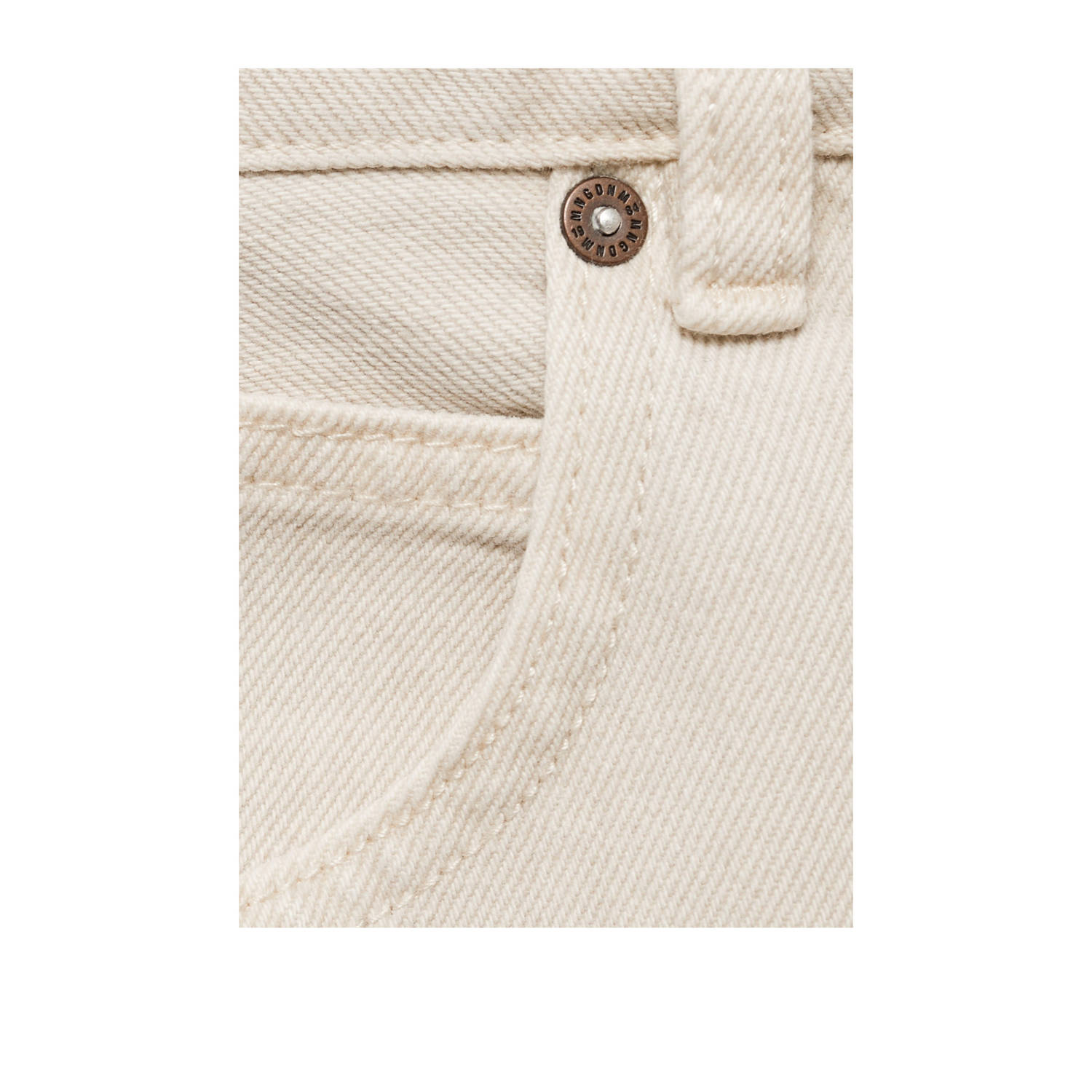 Mango high waist ecru