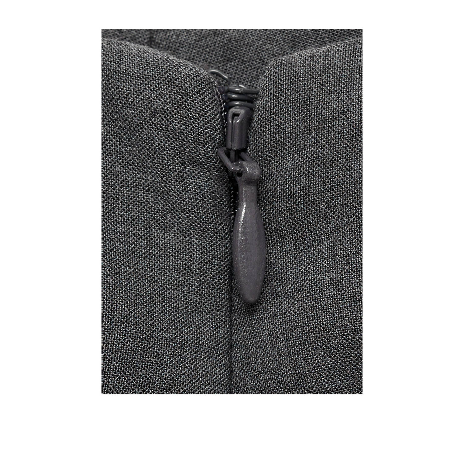 Mango midi rok grijs