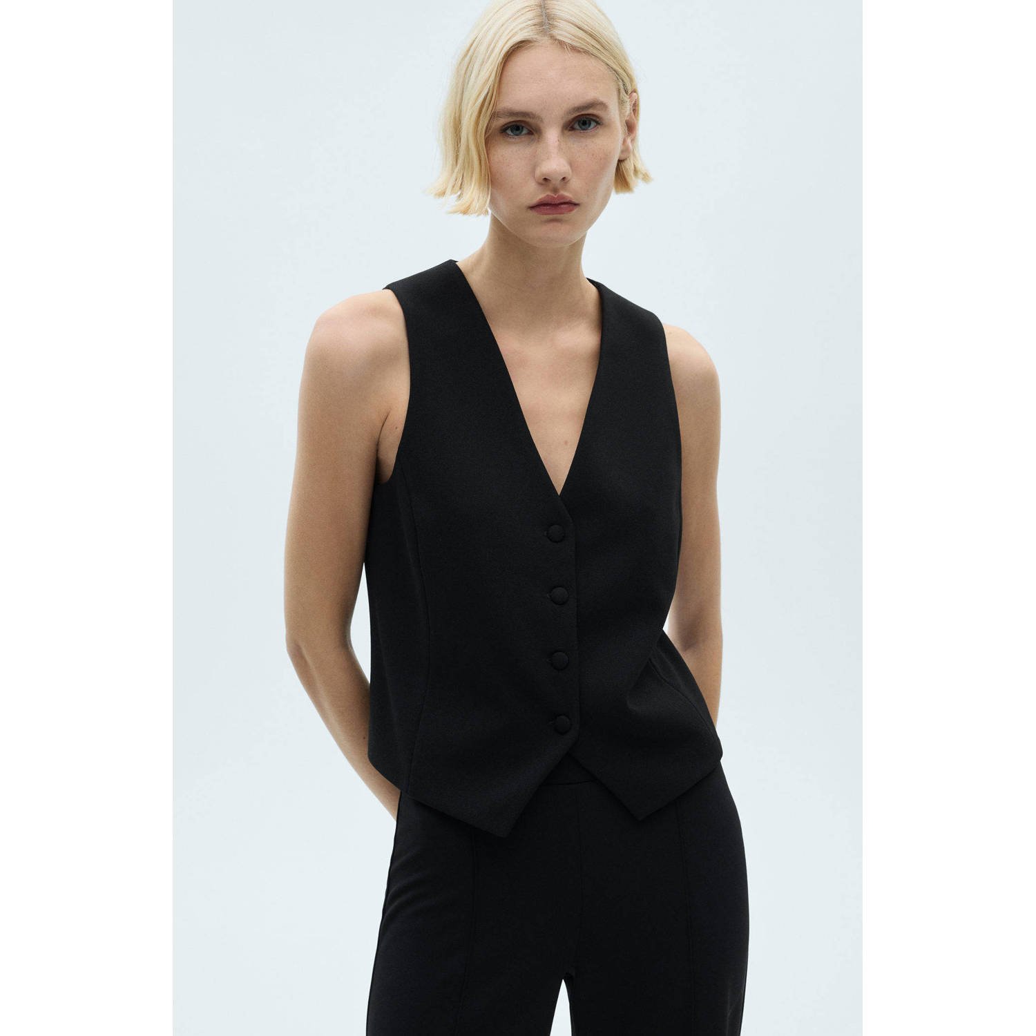 Mango gilet zwart