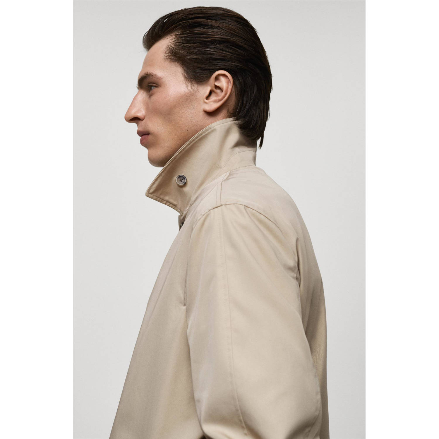 Mango Man trenchcoat beige