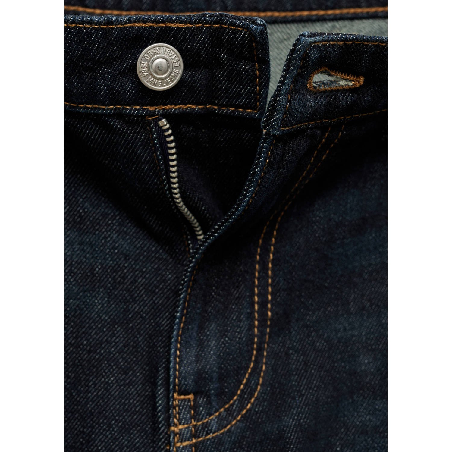 Mango wide leg jeans dark blue denim