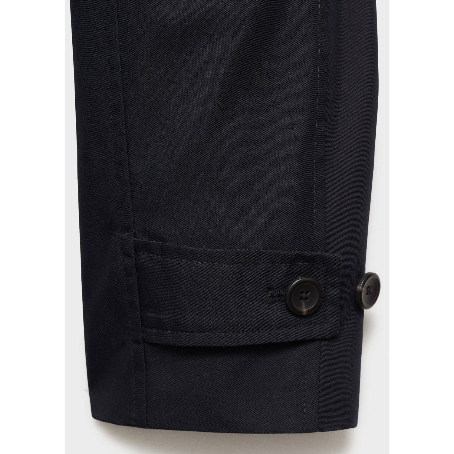 Mango Man trenchcoat donkerblauw