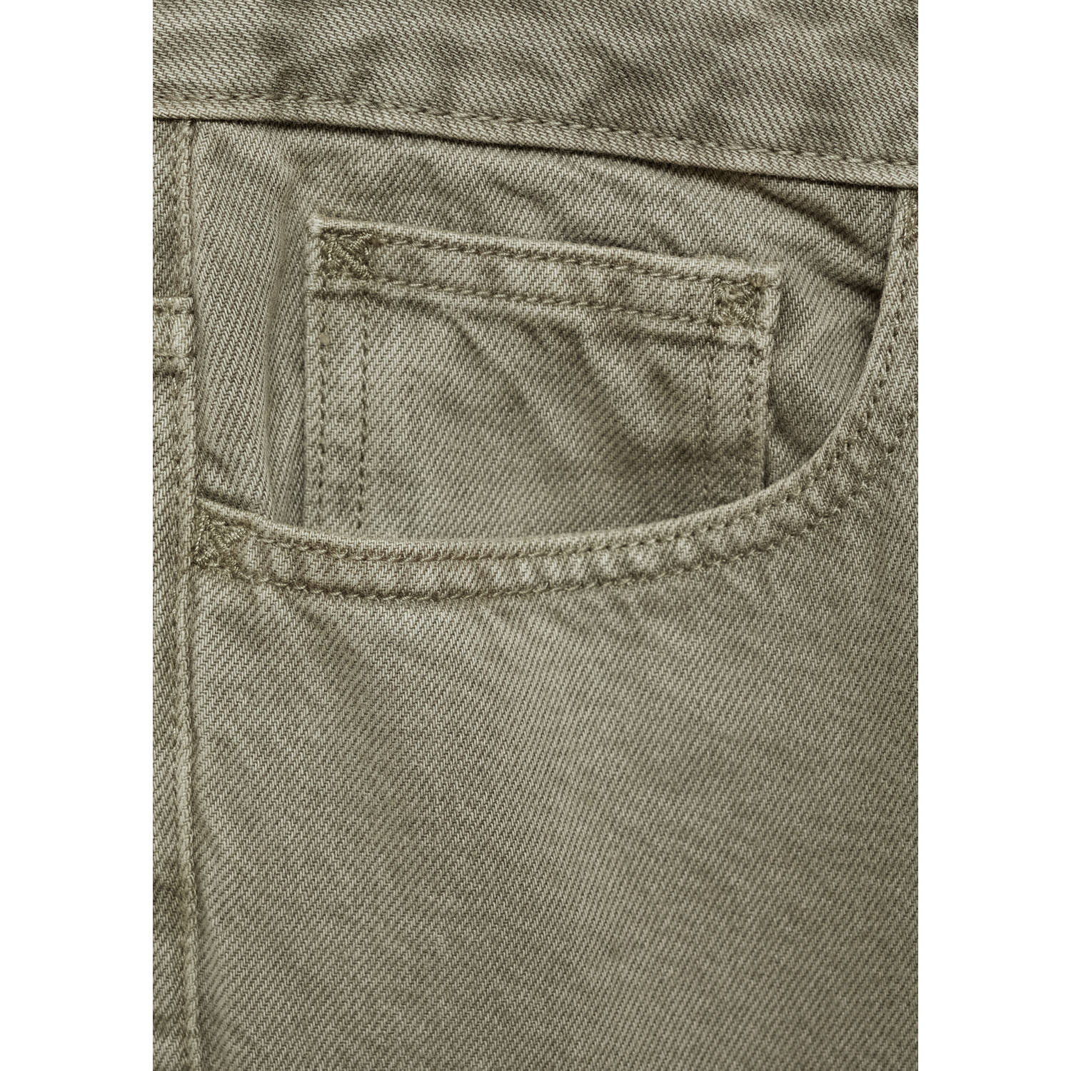 MANGO TEEN waist regular fit jeans groen