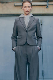thumbnail: Mango regular blazer grijsbruin