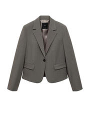 thumbnail: Mango regular blazer grijsbruin