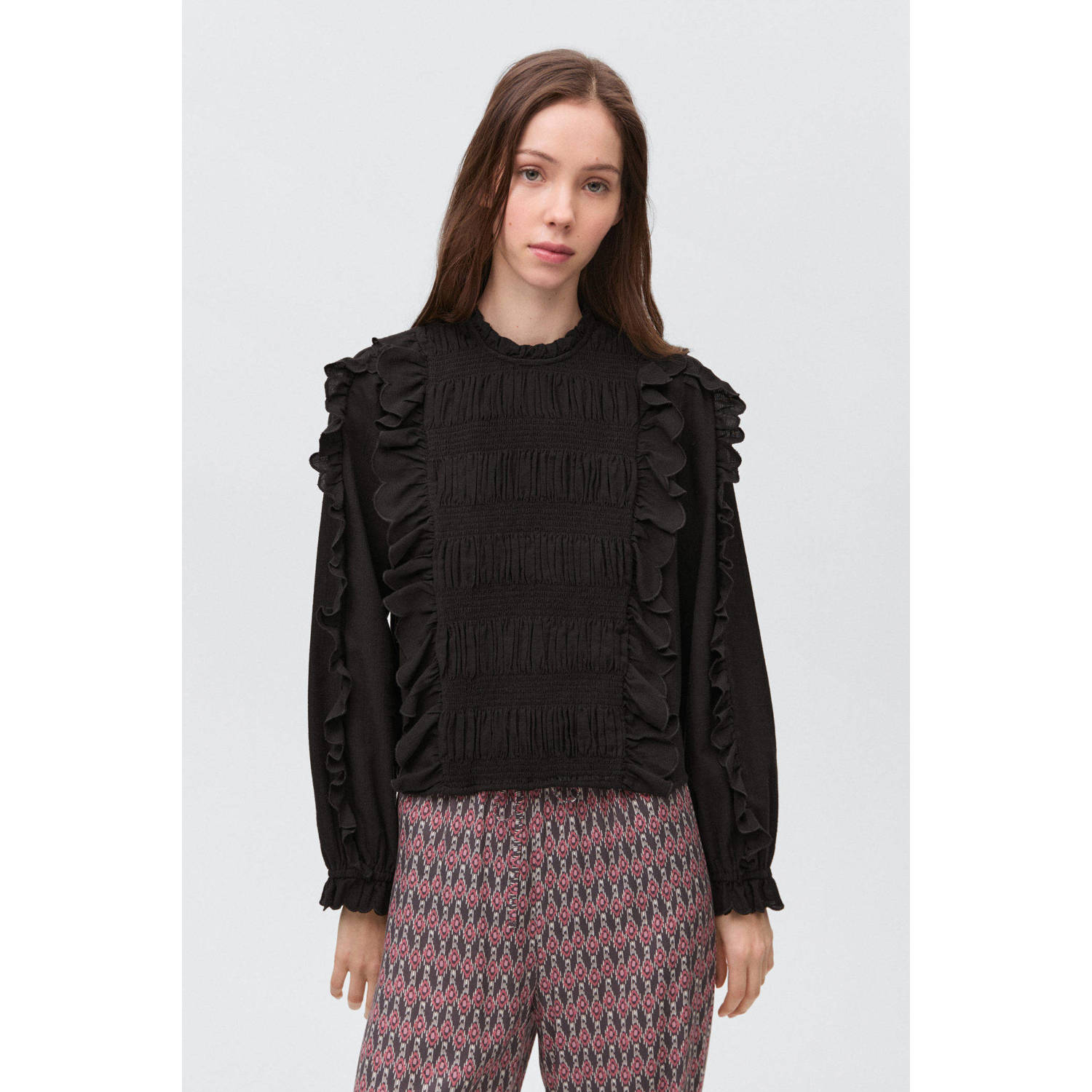 MANGO TEEN blousetop zwart