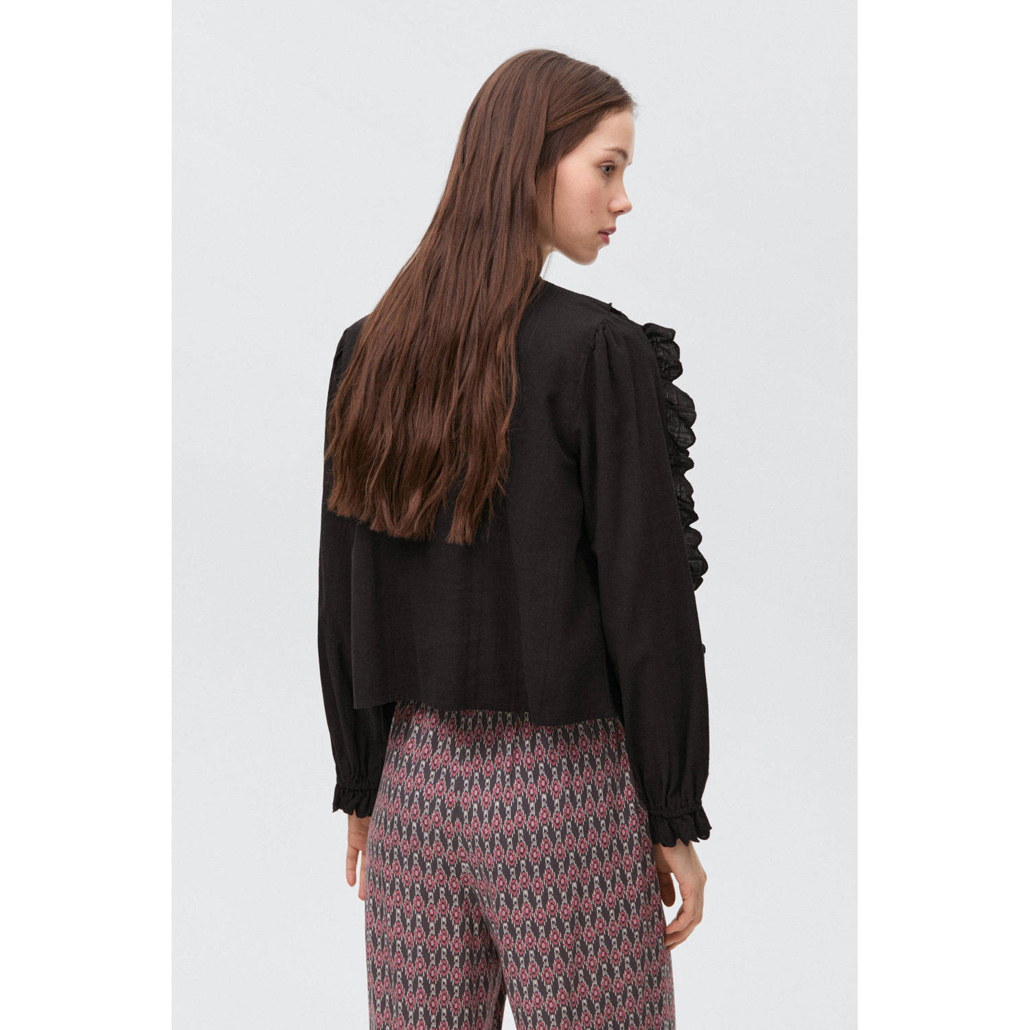 MANGO TEEN blousetop zwart