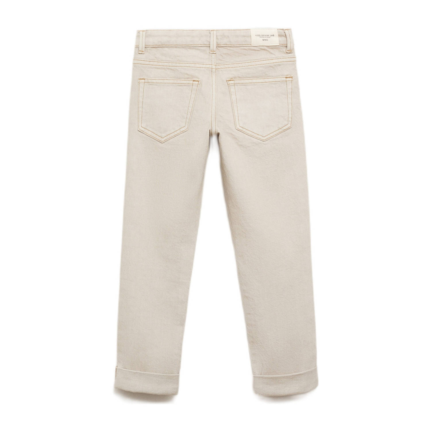 Mango Kids regular waist regular fit jeans grey denim