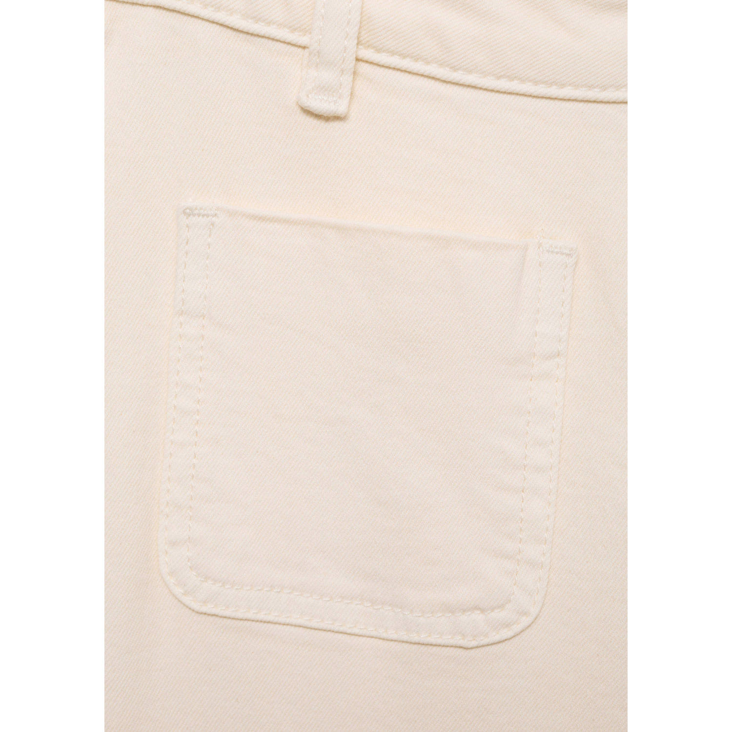 MANGO TEEN flared casual broek ecru