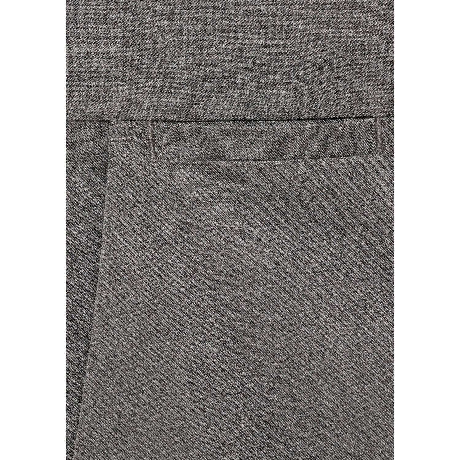 Mango Man regular pantalon grijs