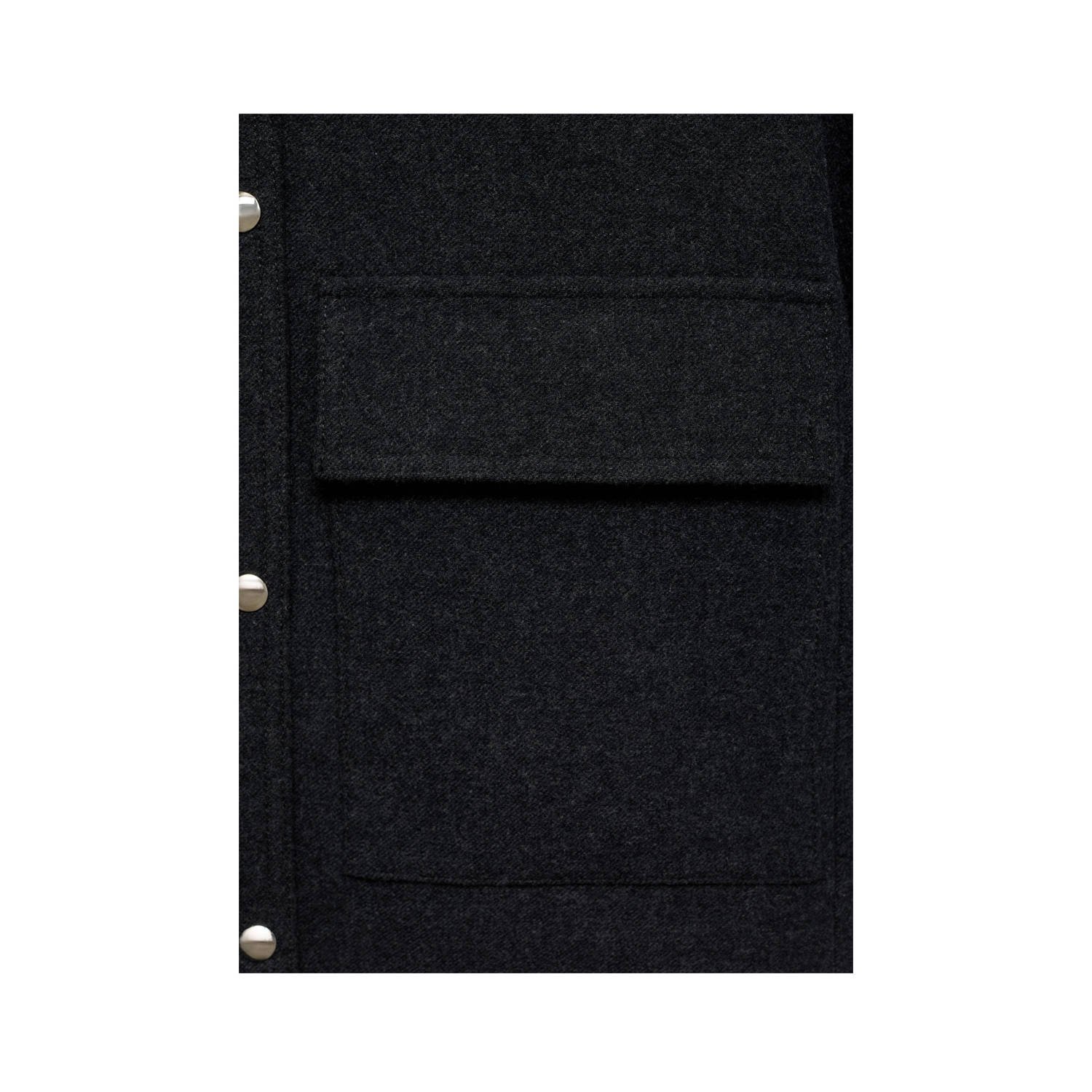 Mango tussenjas antraciet