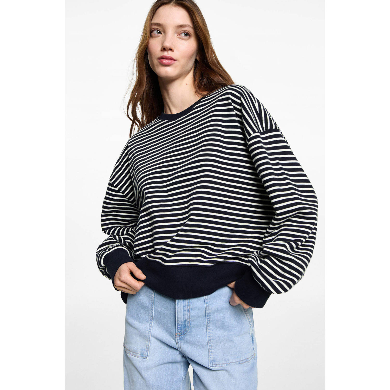 MANGO TEEN trui marine gebreid