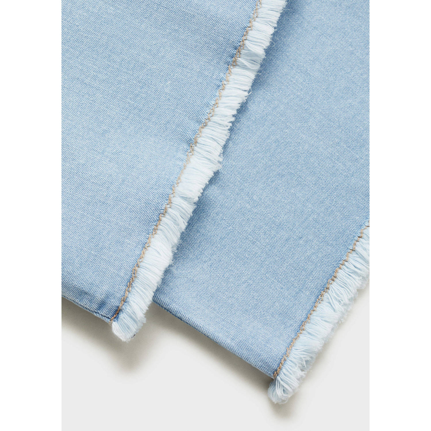 MANGO TEEN wide leg jeans light blue denim
