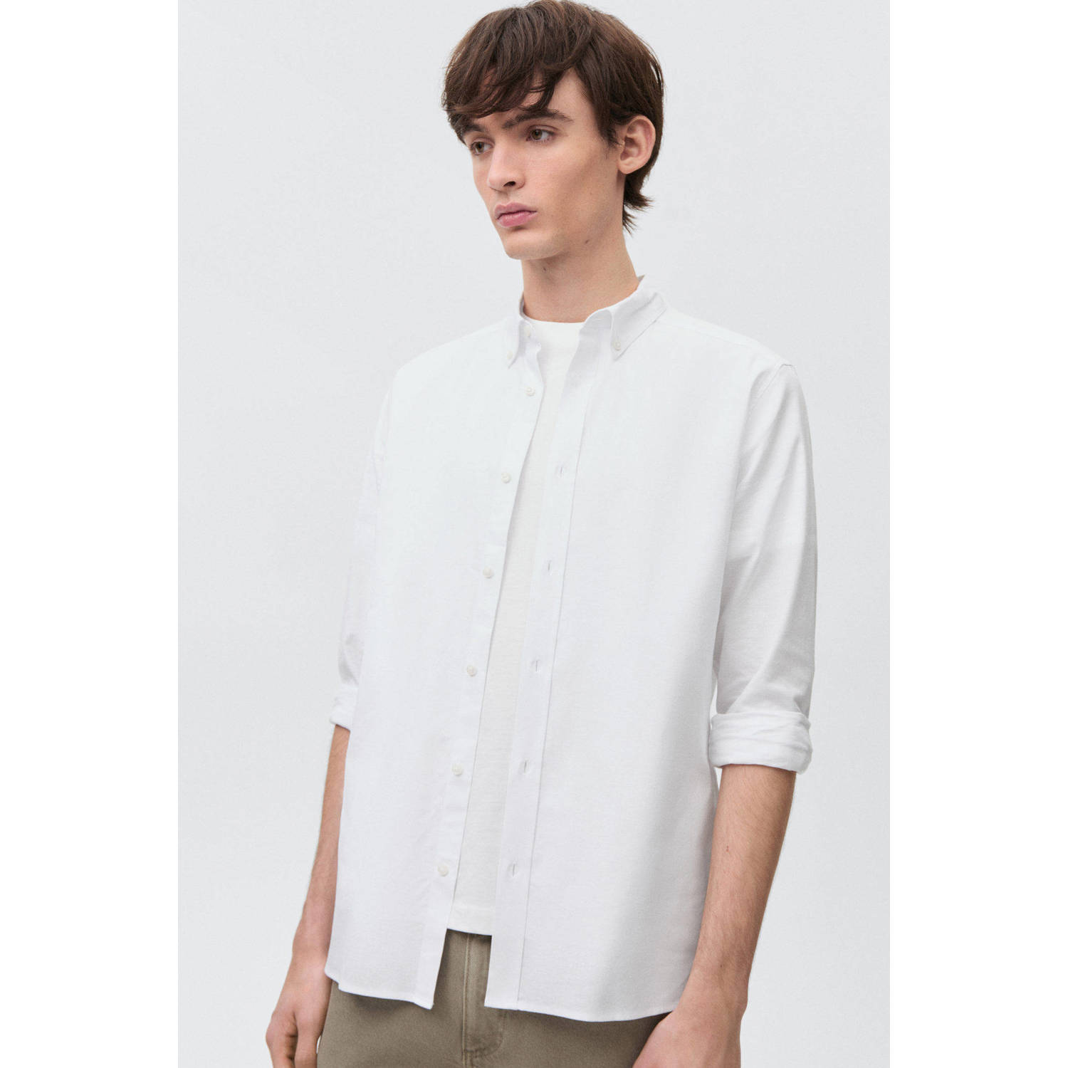MANGO TEEN overhemd wit
