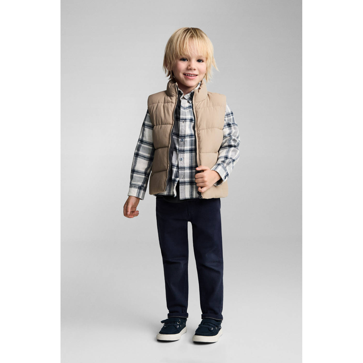 Mango Kids bodywarmer bruin