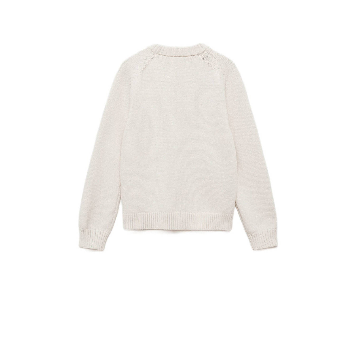 Mango Kids trui beige gebreid