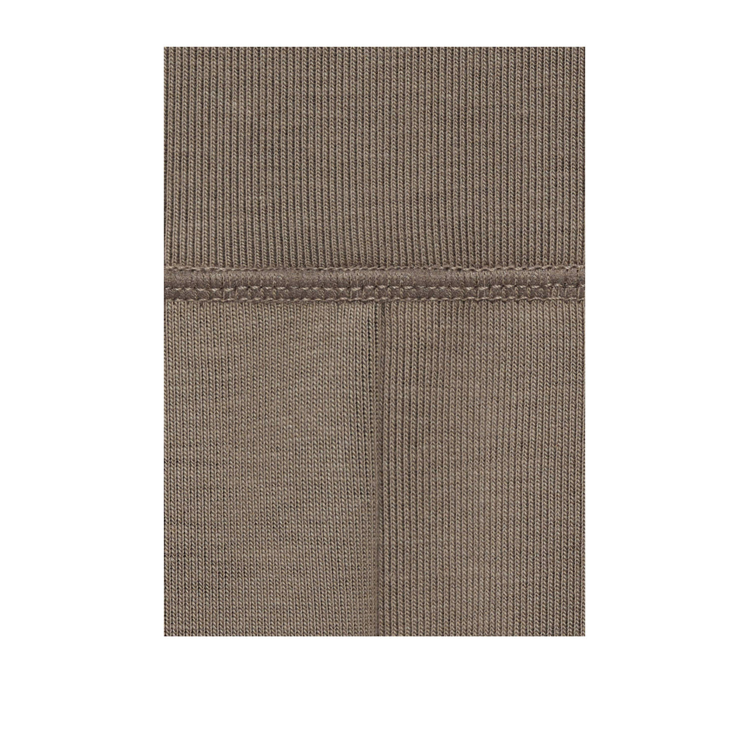 Mango flared regular waist broek taupe