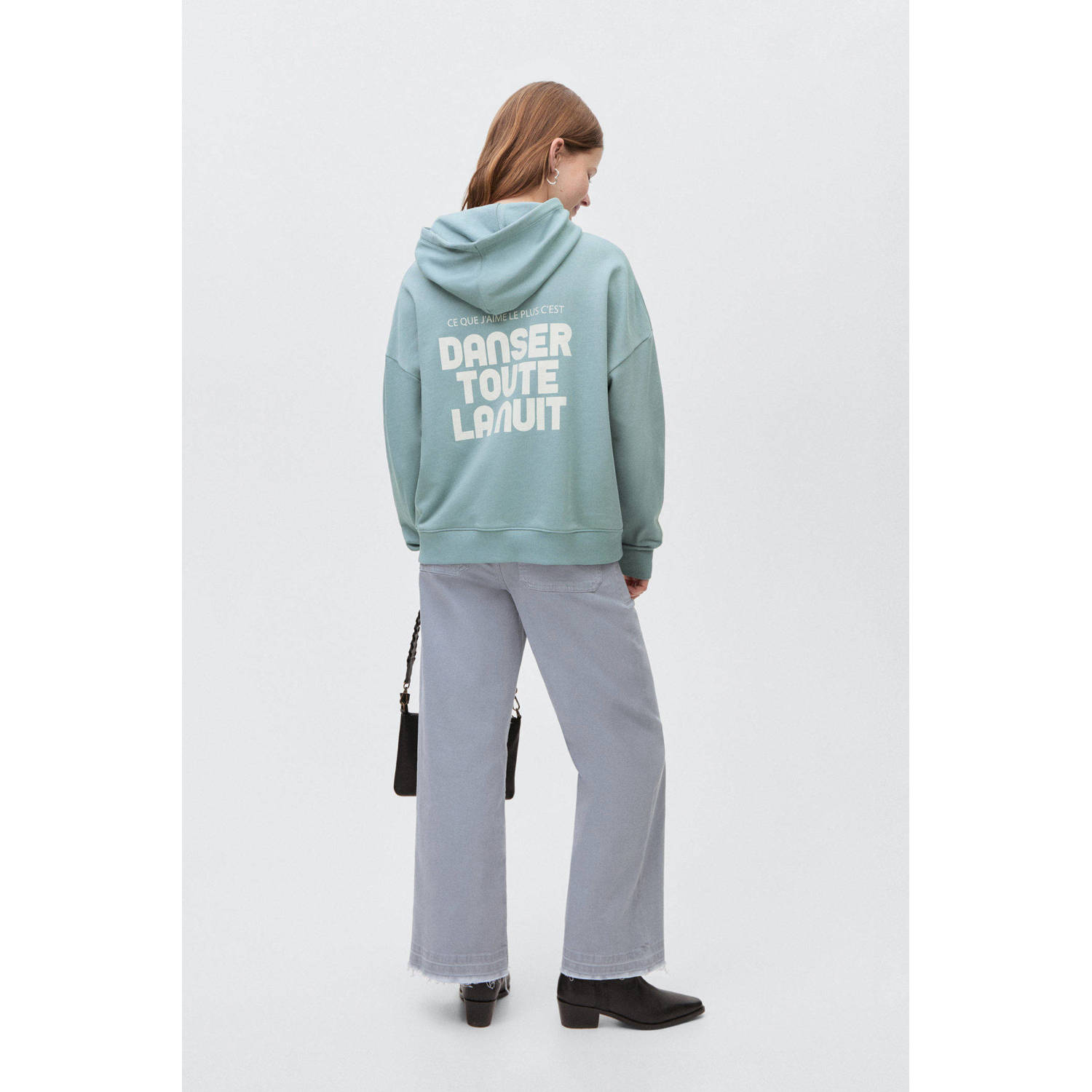 MANGO TEEN hoodie groen