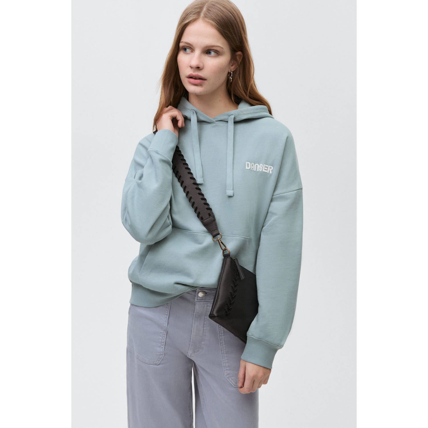 MANGO TEEN hoodie groen