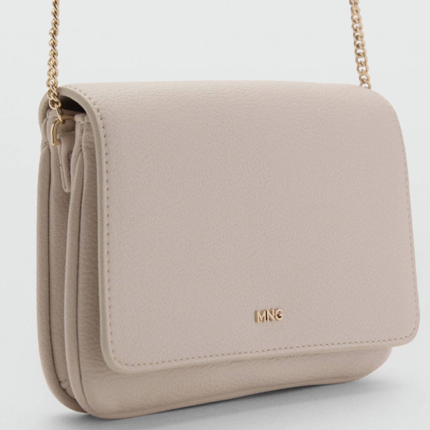 Mango crossbody tas ecru