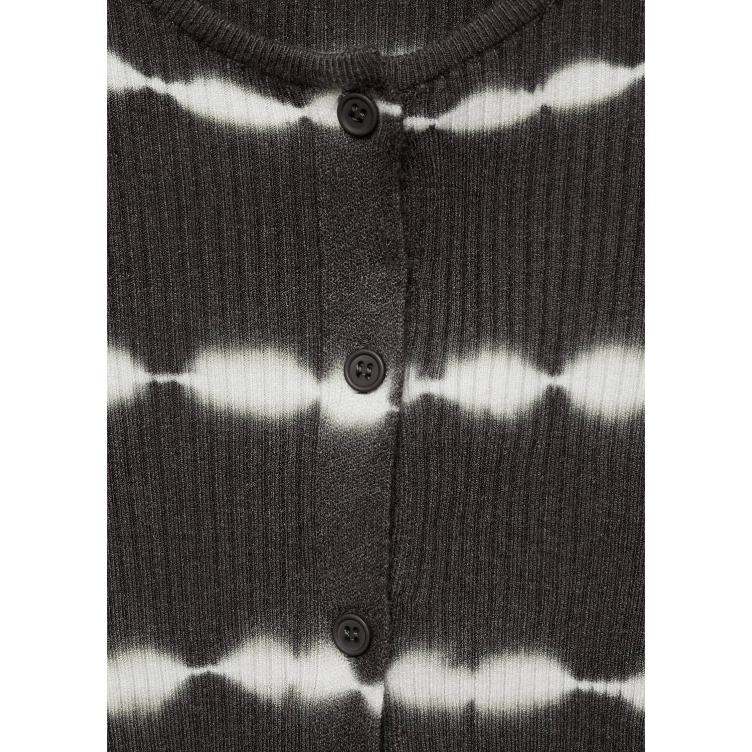 MANGO TEEN vest antraciet fijn gebreid