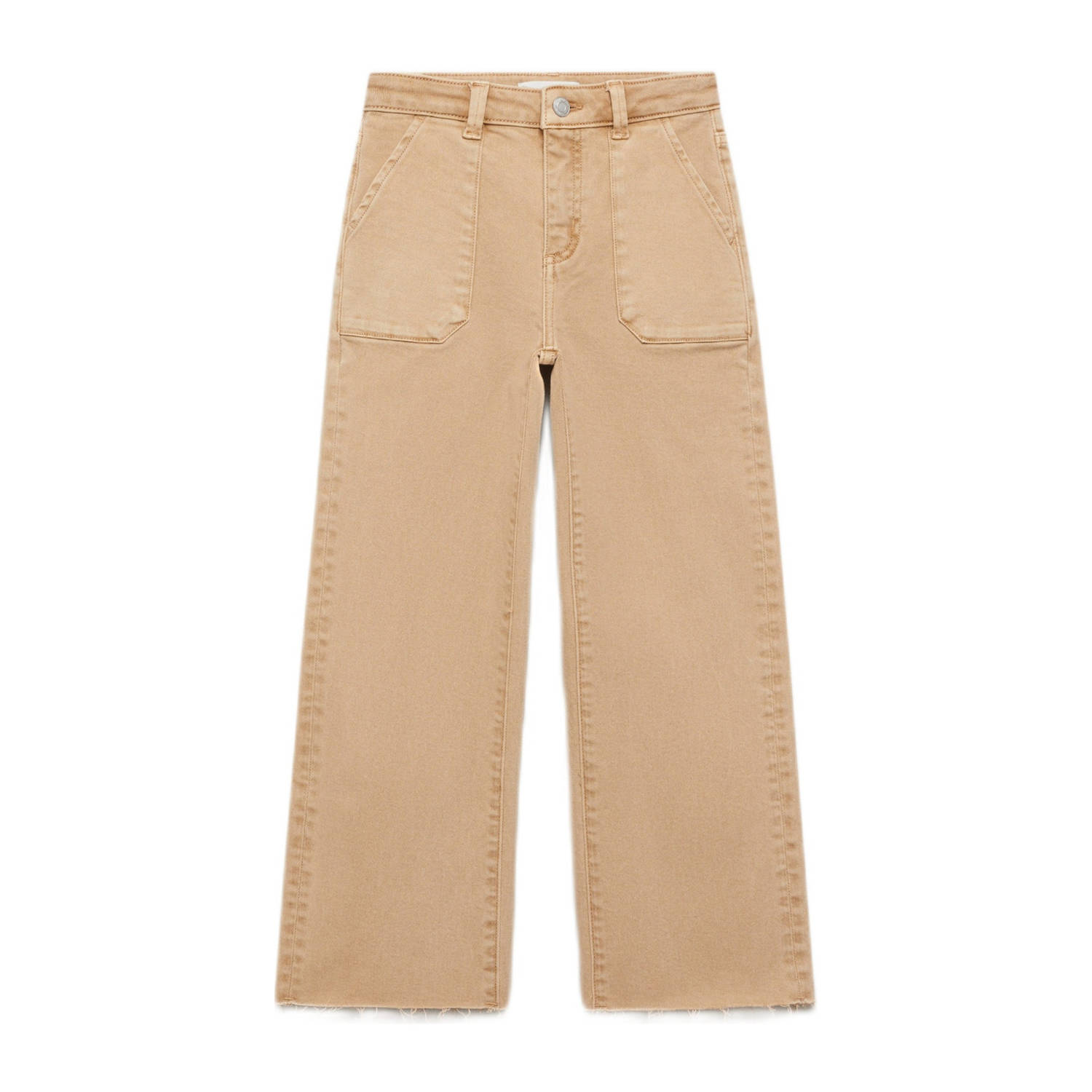 Mango Kids wide leg jeans bruin