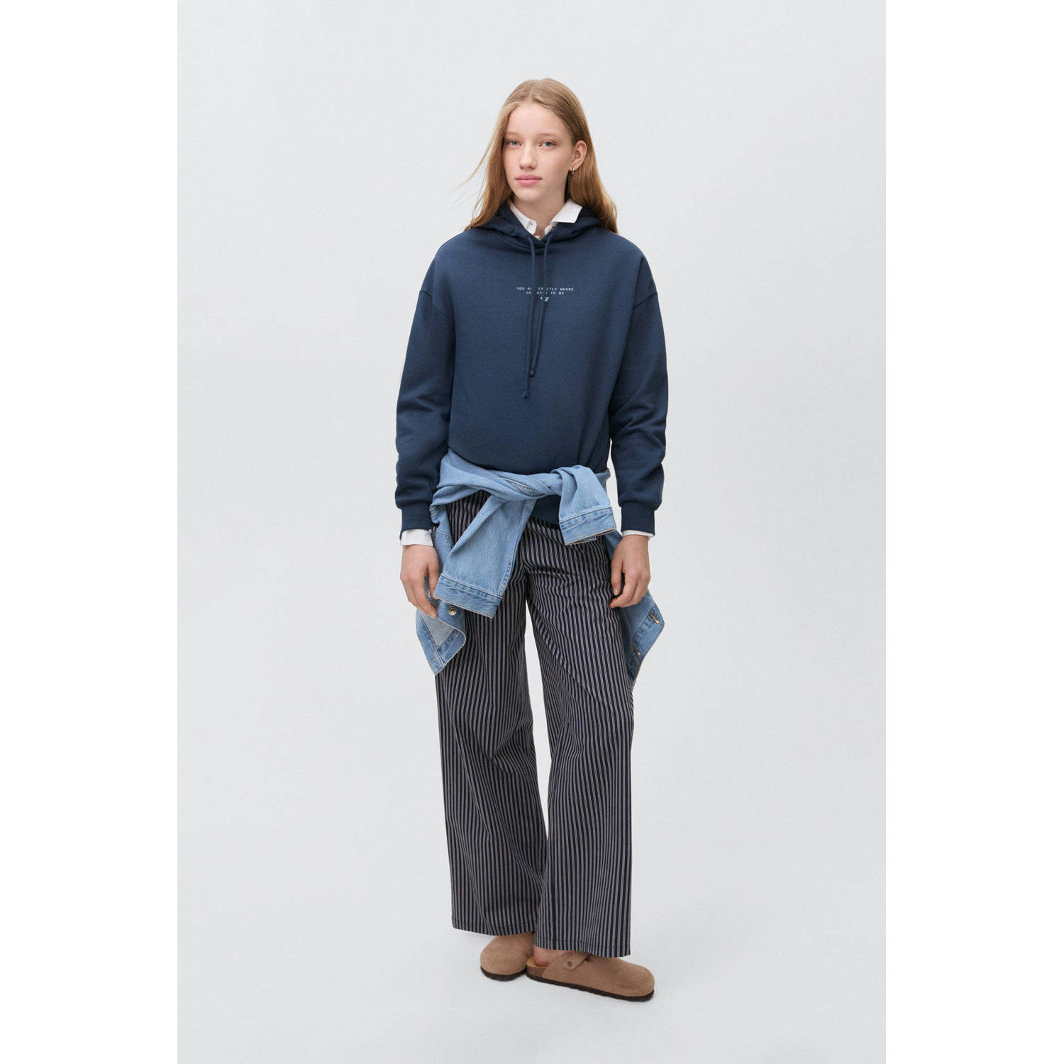 MANGO TEEN hoodie marine