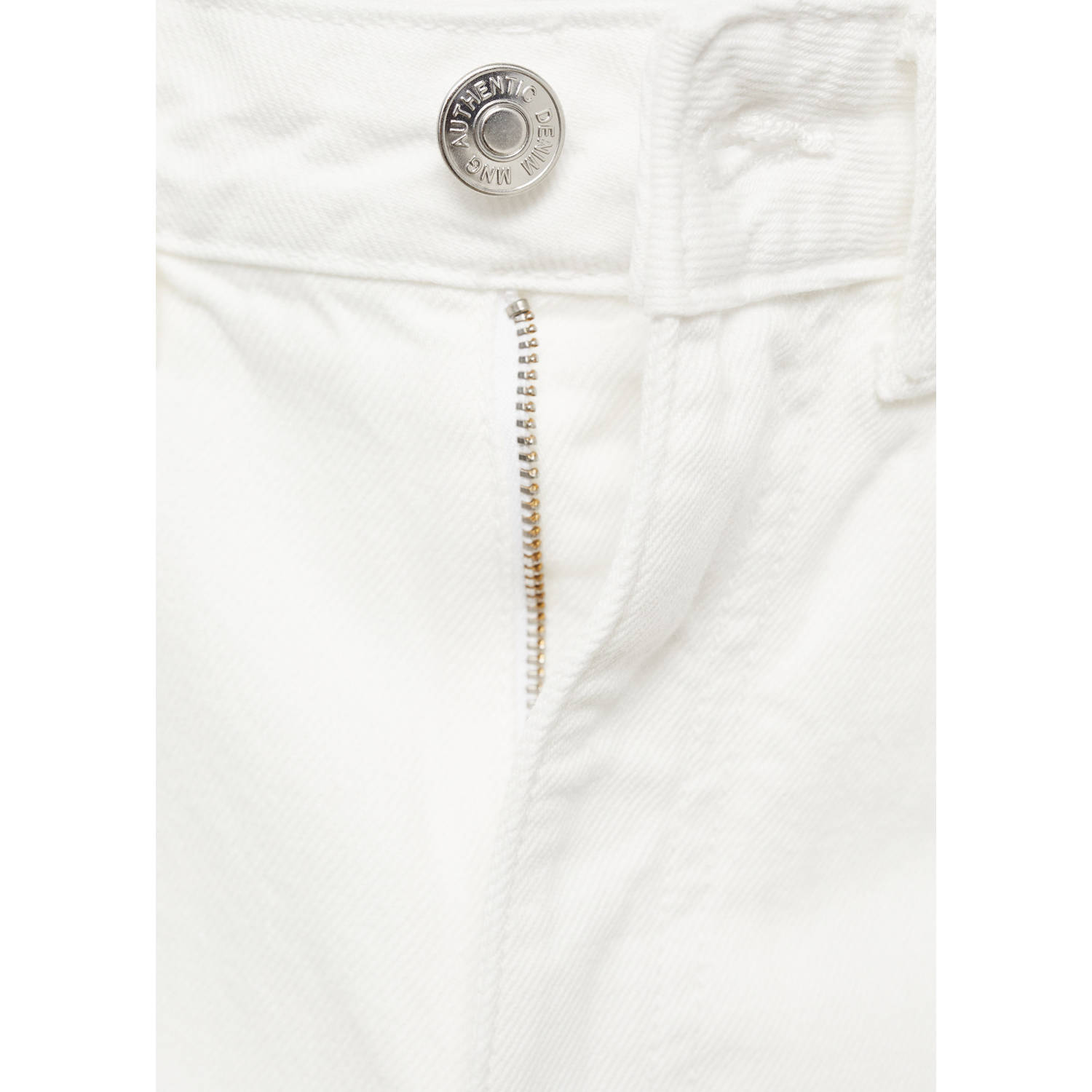 MANGO TEEN regular waist regular fit jeans wit