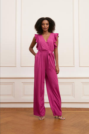 violet jumpsuit