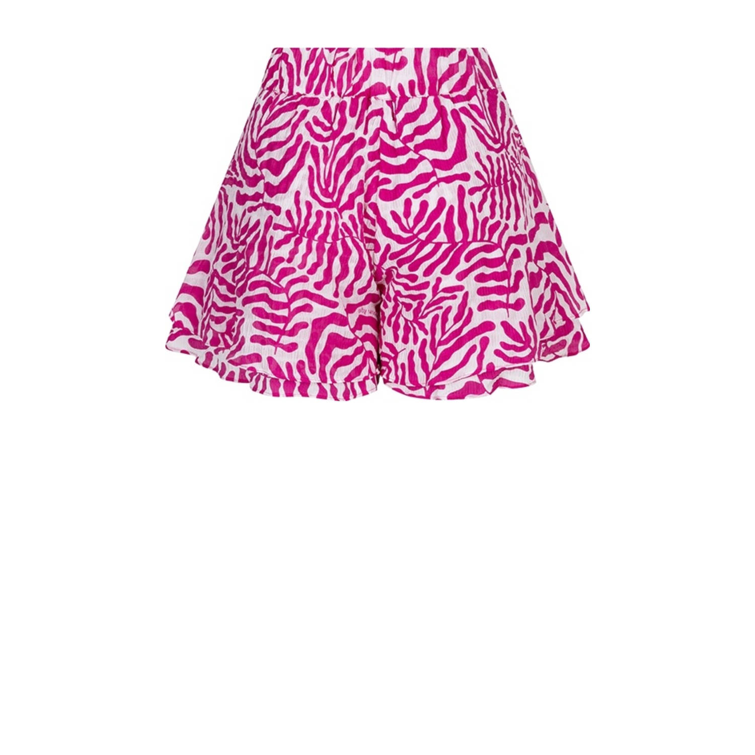 Lofty Manner wide leg regular waist casual short roze