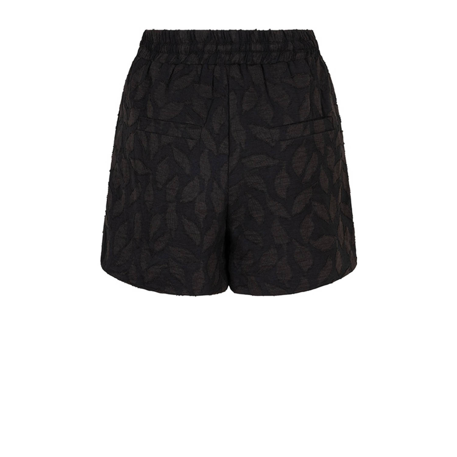 Lofty Manner wide leg regular waist casual short zwart
