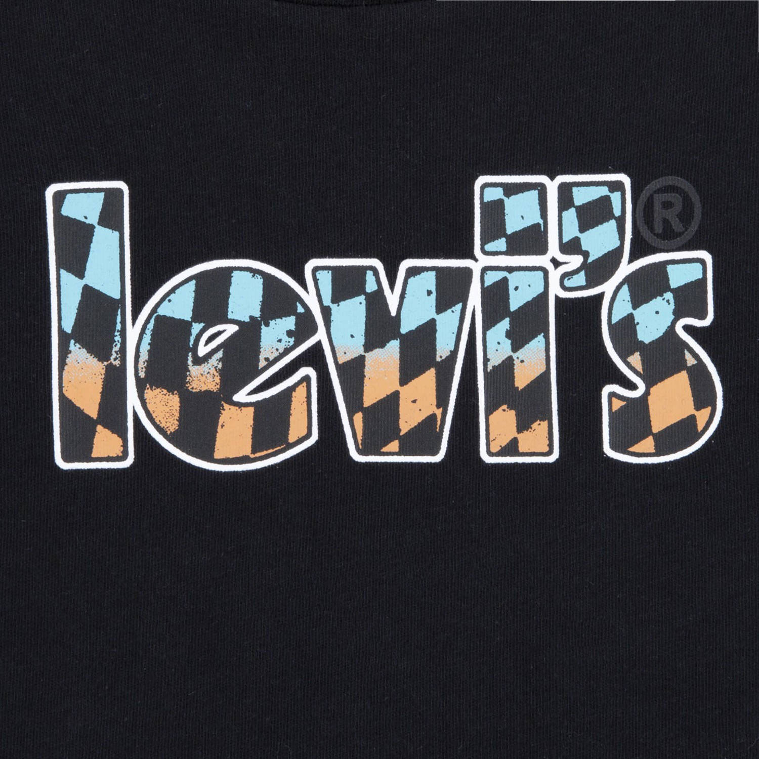 Levi's Kids T-shirt zwart