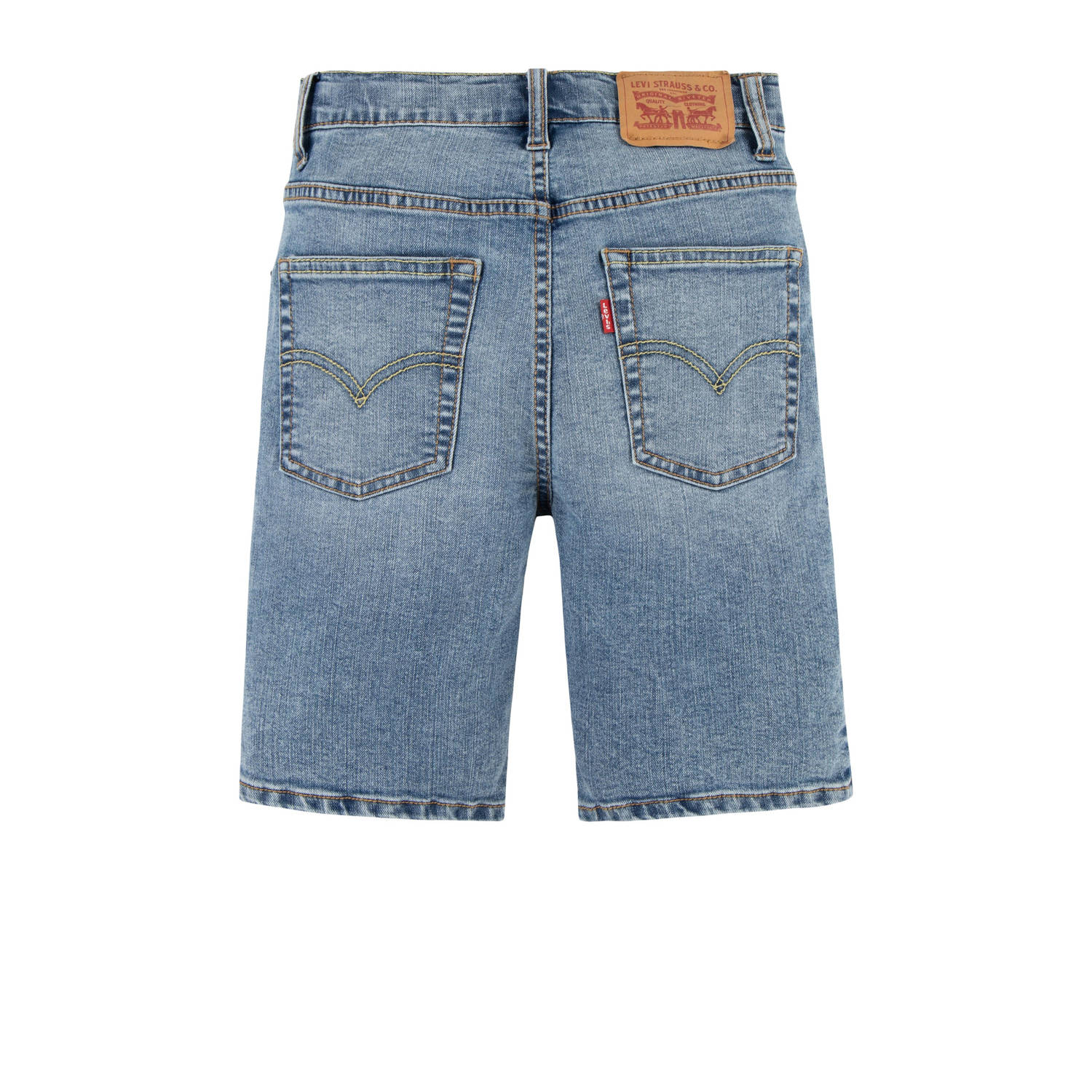 Levi's Kids denim short light blue denim